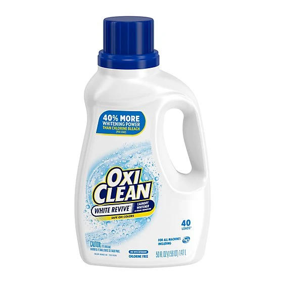 OxiClean White Revive Liquid Laundry Whitener + Stain Remover  50 fl oz