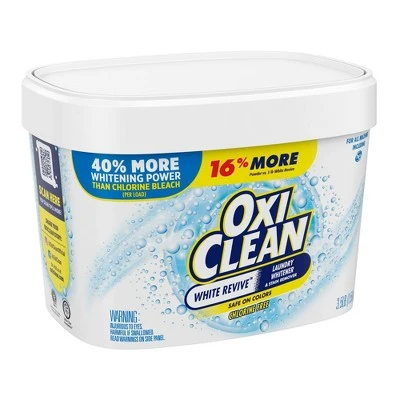 OxiClean White Revive Laundry Whitener + Stain Remover Powder 3.5lbs