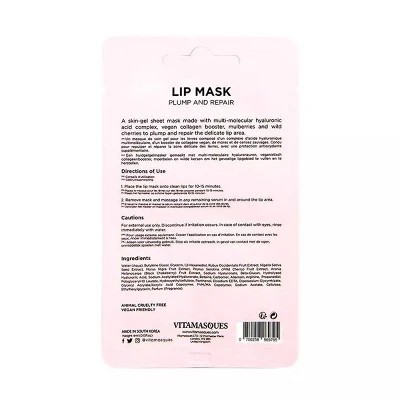 Vitamasques Lip Mask & Repair  Plump  0.13 fl oz