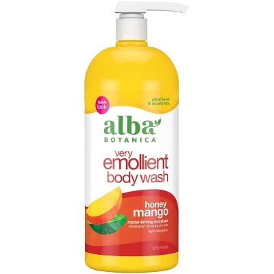 Alba Botanica Very Emollient Bath & Shower Gel Honey Mango