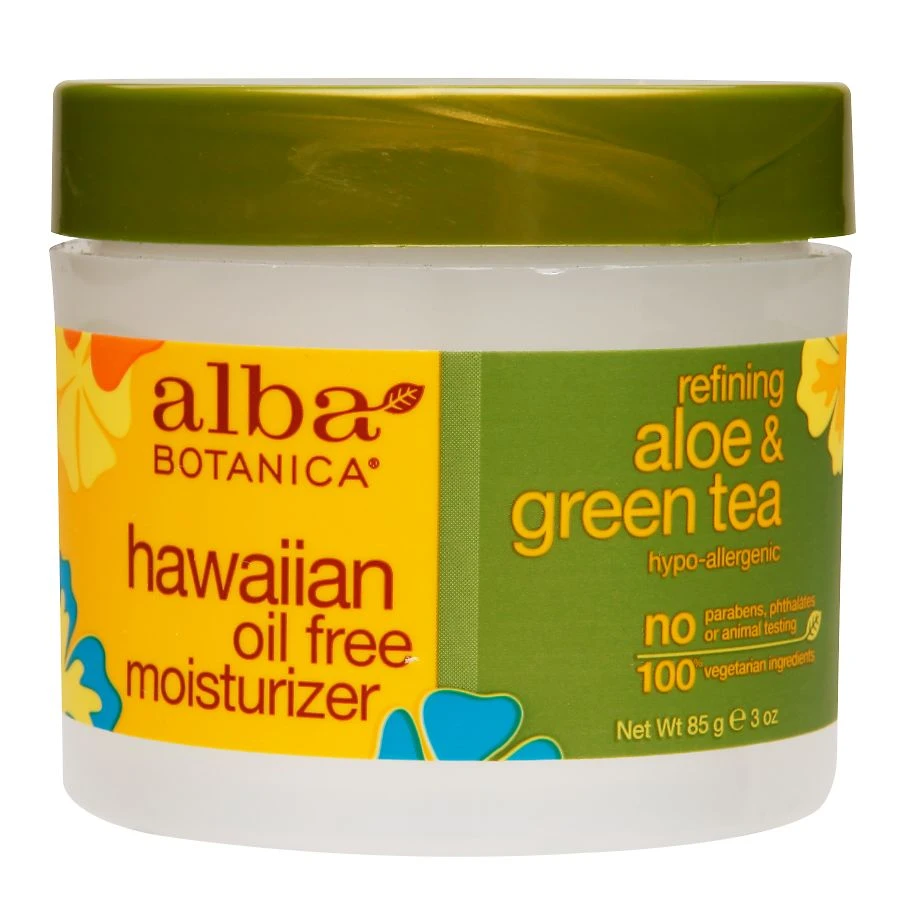 Alba Hawaiian Refining Aloe & Green Tea Oil Free Moisturizer 3oz
