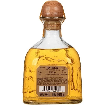 Patrón Anejo Tequila  750ml Bottle