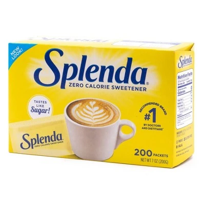 Splenda No Calorie Sweetener Packets 200ct