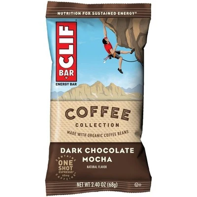 CLIF Bar Coffee Collection Dark Chocolate Mocha 6ct