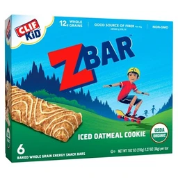 CLIF ZBAR CLIF Kid ZBAR Organic Iced Oatmeal Cookie Snack Bars 6ct