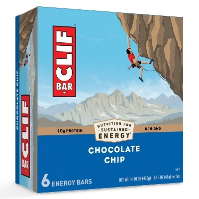 CLIF Bar Chocolate Chip Energy Bars  6ct