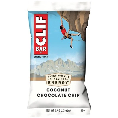 CLIF Bar Coconut Chocolate Chip Energy Bars  6ct