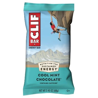 CLIF Bar Cool Mint Chocolate Energy Bars 12ct