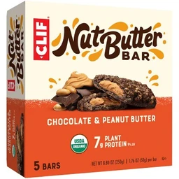 CLIF Nut Butter Filled CLIF Bar Nut Butter Filled Chocolate Peanut Butter Energy Bars  5ct