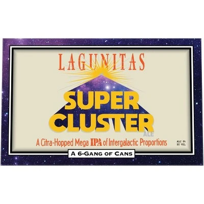 Lagunitas Super Cluster Imperial IPA Beer  6pk/12 fl oz Cans
