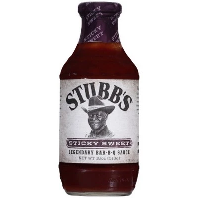 Stubb's Sticky Sweet BBQ Sauce  18oz