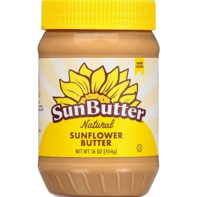 SunButter Natural Creamy Sunflower Butter  16oz