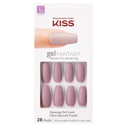  Kiss Gel Fantasy Color Nails Aim High  28 Ct