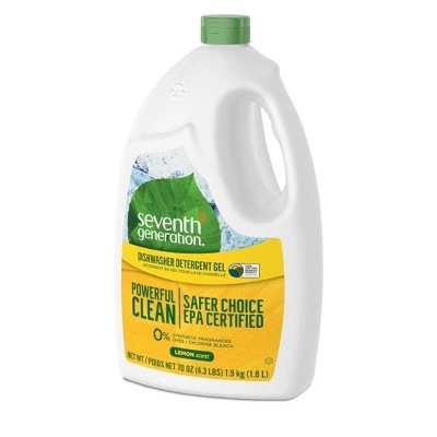 Seventh Generation Lemon Natural Dishwasher Detergent Gel 70oz