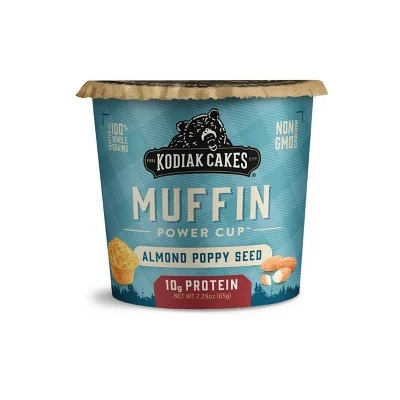 Kodiak Almond Poppy Seed Muffin Cup  2.24oz