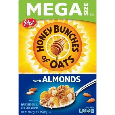 Honey Bunches of Oats Cereal, Crispy Almonds