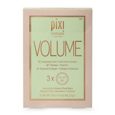 Pixi by Petra PLUMP Collagen Boost  Volumizing Face Mask Sheet  0.8oz