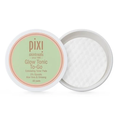 Pixi By Petra Glow Tonic To Go Exfoliating Toner Pads  60ct