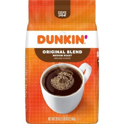 Dunkin' Donuts Original Blend Medium Roast Ground Coffee 20oz