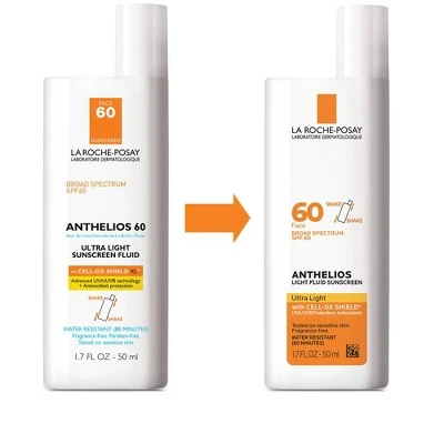 La Roche Posay Anthelios Ultra Light Face Sunscreen SPF 60 1.7oz