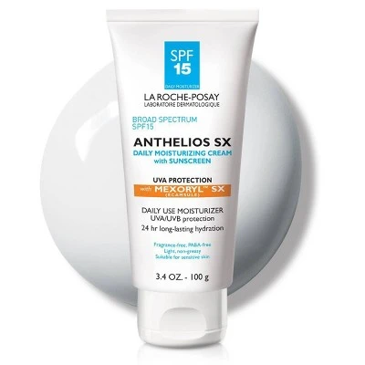 La Roche Posay Anthelios SX Daily Face Moisturizer with Sunscreen  SPF 15  3.4oz