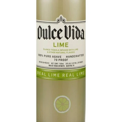 Dulce Vida Lime Flavored Blanco Tequila  750ml Bottle