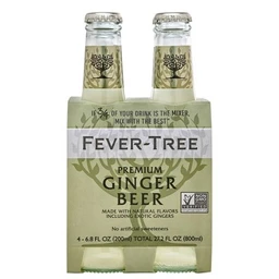 Fever-Tree Fever Tree Premium Ginger Beer  4pk/200ml Bottles