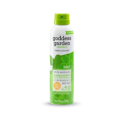 Goddess Garden Daily Mineral Sunscreen Spray, SPF 30