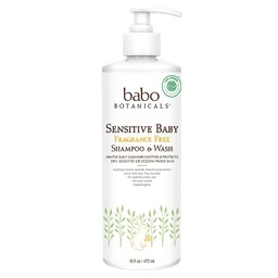 Babo Botanicals Babo Botanicals Sensitive 2 in 1 Fragrance Free Baby Shampoo & Wash  16 fl oz