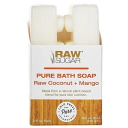 Raw Sugar Raw Sugar Simply Bar Soap Raw Coconut + Mango  2pk