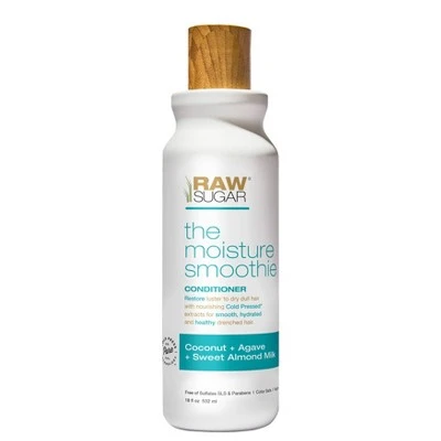 Raw Sugar Moisture Conditioner Coconut + Agave + Sweet Almond Milk  18 fl oz