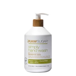 Raw Sugar Raw Sugar Sensitive Skin Simply Hand Wash, Green Tea + Cucumber + Aloe Vera
