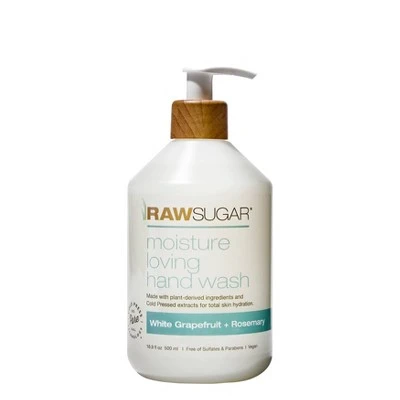 Raw Sugar Moisture Loving Hand Wash White Grapefruit + Rosemary  16.9 fl oz