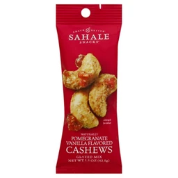 Sahale Snacks Sahale Snacks Cashews Pomegranate Vanilla Flavored Natural Glazed Mix  1.5 Oz