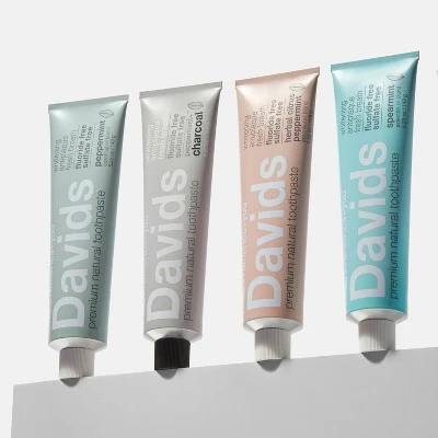 Davids Premium Natural Toothpaste Peppermint 5.25oz