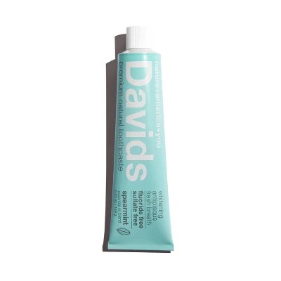 Davids Premium Natural Toothpaste Spearmint 5.25oz