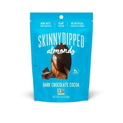 Skinny Dipped Dark Chocolate Cocoa Almonds  3.5oz