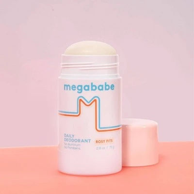 Megababe Rosy Pits Daily Deodorant  2.6oz