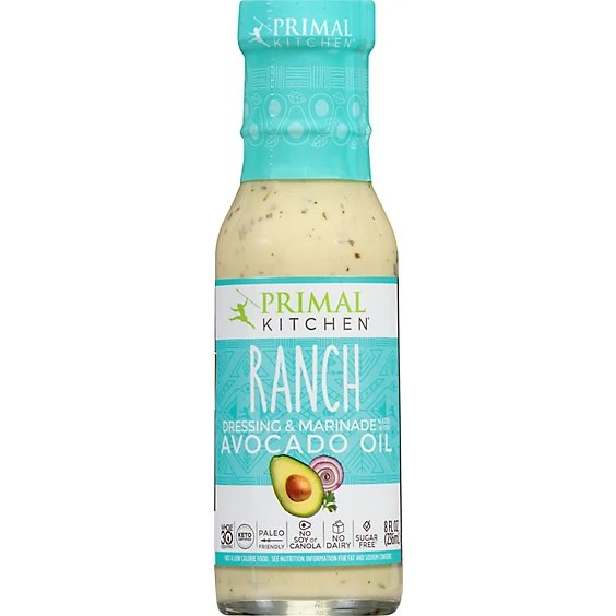 Primal Kitchen Dressing & Marinade Made With Avocado Oil, Ranch