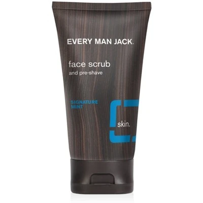 Every Man Jack Pre Shave Signature Mint Face Scrub  5oz
