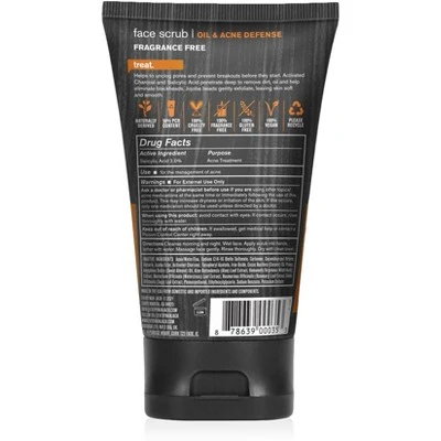 Every Man Jack Skin Clearing Activated Charcoal Face Scrub  4.2 fl oz