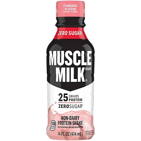 Muscle Milk Genuine Strawberry  14 fl oz Bottle