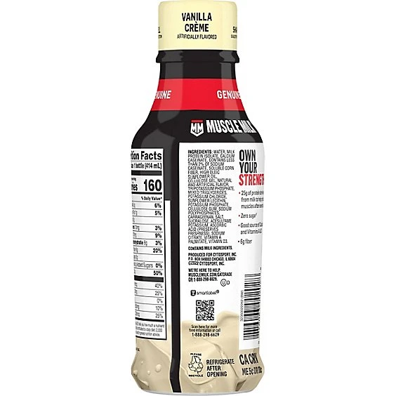 Muscle Milk Vanilla 14 fl oz Bottle