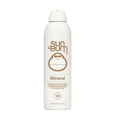 Sun Bum Mineral Spray Sunscreen  SPF 30  6oz