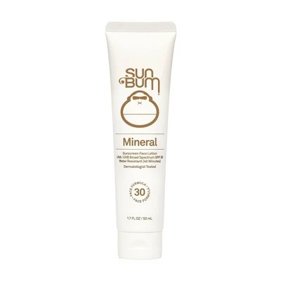 Sun Bum Mineral Face Sunscreen Lotion  SPF 30  1.7 fl oz