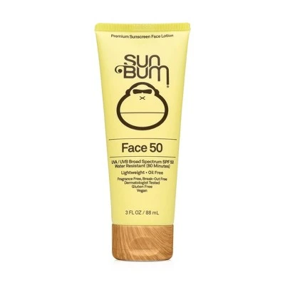 Sun Bum Sunscreen Face Lotion, SPF 50