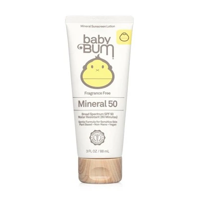 Baby Bum Mineral Sunscreen Lotion SPF 50 3 fl oz