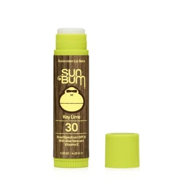 Sun Bum Key Lime Lip Balm  SPF 30  0.15oz