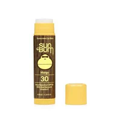 Sun Bum Mango Lip Balm  SPF 30  0.15oz