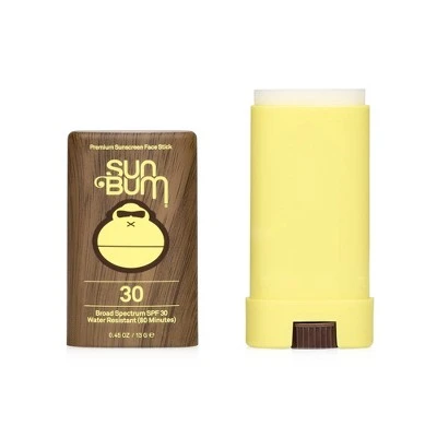 Sun Bum Sunscreen Face Stick  SPF 30  0.45oz